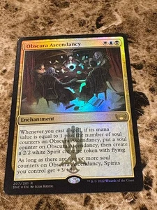 OBSCURA ASCENDANCY Magic MTG Streets of New Capenna Foil - Picture 1 of 2