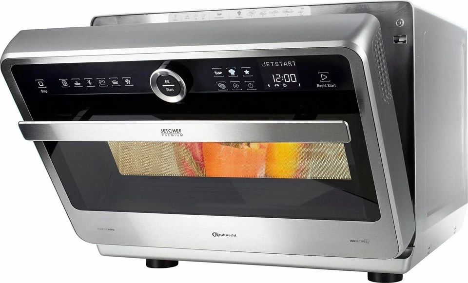 Bauknecht Jet Chef MW 179 IN Edelstahl 5in1-Multifunktionsmikrowelle/ 1000 W/33l - Bild 1 von 4