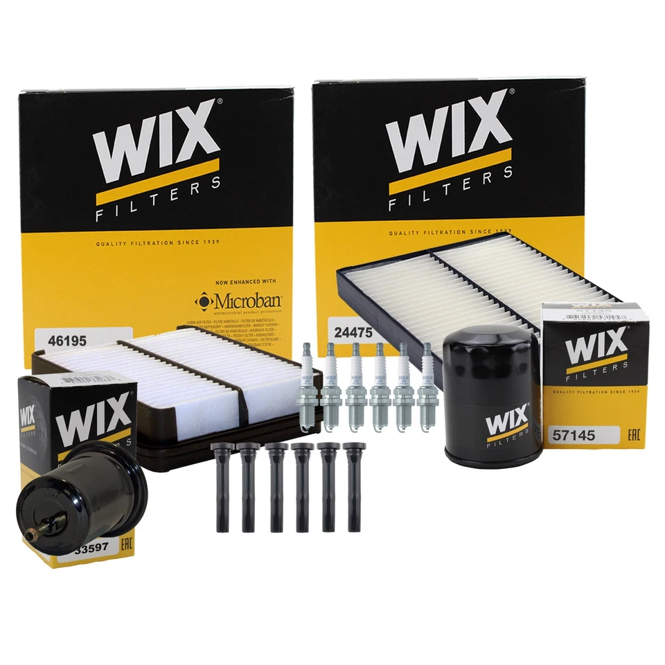 Kit de afinación Wix NGK 6 bujías y botas Kit para Grand Vitara 2.5 V6 DOHC 03-04 Foto 1 de 2