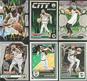 6 Karten Basketball Lot Jaylen Brown Boston Celtics Mosaic, Insert, Prizm & mehr - Bild 1 von 6