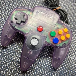 [Full maintenance] Nintendo 64 controller clear purple a - Picture 1 of 12