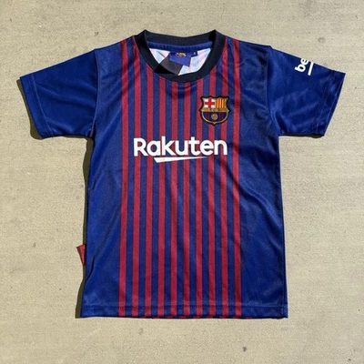 Fc 巴塞罗那 18/19 男孩球衣 6 码 — 第 1/4 张图片
