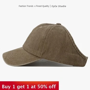 SunHat Adjustable Outdoor Peaked Cap Casual Open Ponytail Hats Personalized Cap - Picture 1 of 17
