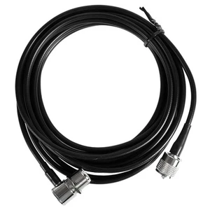 RG58 RG-58 50 Ohm Car Antenna Coaxial Cable 5 Meters Uhf Female to Uhf Male9249 - Zdjęcie 1 z 6