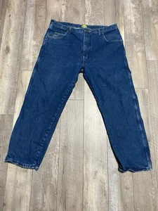 Cabela's Flannel Lined Denim Jeans Mens 40x30 (28) 901285B - Picture 1 of 17
