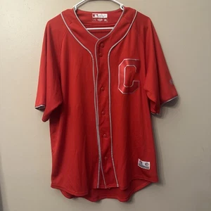 True Fan Cleveland Indians Guardians Button Down Baseball Trikot Herren Large MLB - Bild 1 von 6