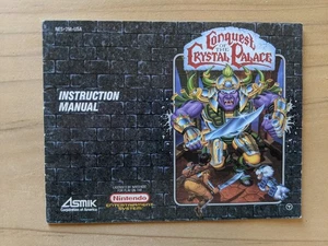 Conquest of the Crystal Palace Nintendo NES Bedienungsanleitung NUR Booklet - Bild 1 von 7