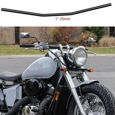 For Honda VTX 1300 C R S RETRO Motorcycle 1" 25mm Drag Bar Handlebar Matte Black - Image 1 of 4