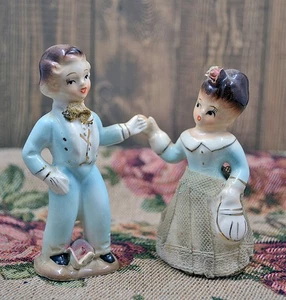 Vintage Porcelain Baroque Style Figurines - Picture 1 of 2