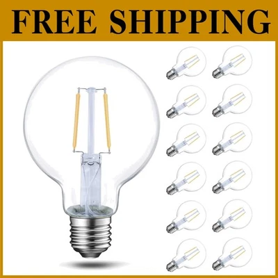 Energetic G25 LED Vintage Bulb, 6-Pack, Dimmable, Soft White - Image 1 of 4