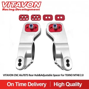VITAVON CNC Alu7075 Hinterradnabe & verstellbarer Spacer für Tekno MT48 2.0 1/8 - Bild 1 von 6