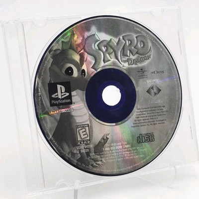 Spyro the Dragon - ¡SOLO DISCO!  (Sony PlayStation 1 PS1) Probado y funcionando Foto 1 de 3