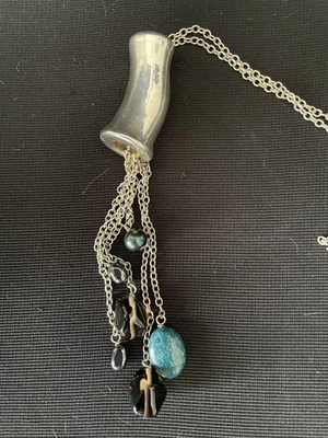 Collar Borla Simon Sebbag - Piedras Semipreciosas y Plata 925 - 38" de Largo Foto 1 de 3