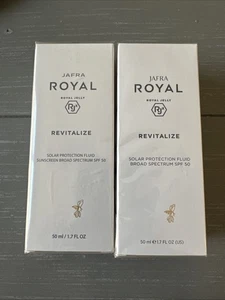 (2) Jafra Royal Revitalize Solar Protection Broad Spectrum SPF 50 1.7 FL oz New - Picture 1 of 2