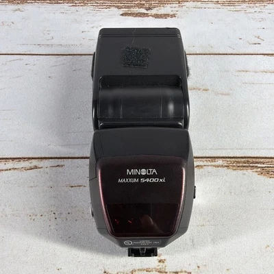 Minolta Maxxum 5400xi Program Flash – Shoe Mount – TTL – Tested – Pre-owned - Image 1 of 4