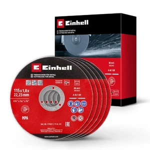 Einhell Dünntrennscheiben Set Zubehör Metall Winkelschleifer Ø115mm robust 5tlg - Bild 1 von 12
