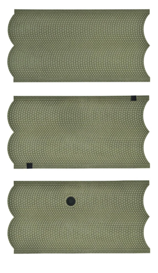 Vollmer 48740 O Cobblestone Street Plate (Pack of 3) - Image 1 of 1