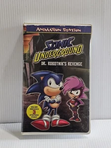 Sonic Underground: Dr.Robotnik’s Revenge VHS Tape 1998 rare!! With Case Works - Picture 1 of 13