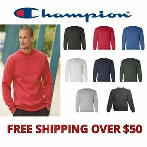 Sudadera CHAMPION Hombre Cuello Redondo S600 Doble Secado Eco S-3X Elige Colores - Imagen 1 de 26