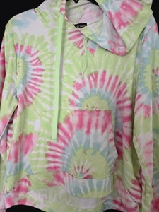Almost Famous Softy Size XL Hoodie Tie Dye Pattern Sweatshirt Comfortable - Picture 1 of 5