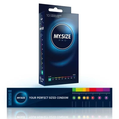 My Size Pro Kondome Condome 10er Pack 45 47 49 53 57 60 64 69 72 mm Verhütung  - Bild 1 von 3