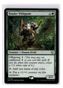 Tender Wildguide - Bloomburrow Regular Rare - NM - Magic the Gathering - Picture 1 of 2