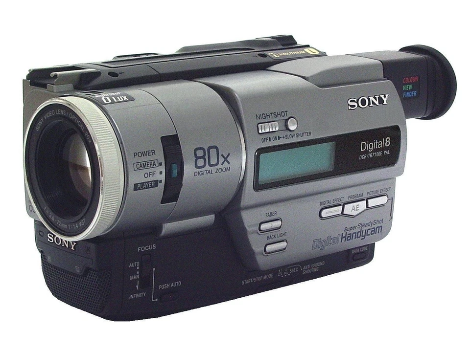 Videocamera Sony Handycam DCR-TR7100E Digital8 - Compatibile Video8 Hi8 - Immagine 1 di 1