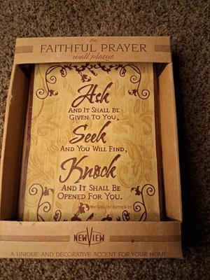 Arte espiritual: pide y te será dado" oración infantil 4x6  Foto 1 de 2