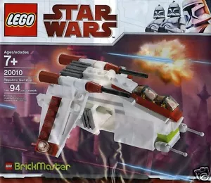 LEGO Star Wars Republik Kanonenboot Gunship Brickmaster 20010 94 Teile - Bild 1 von 1
