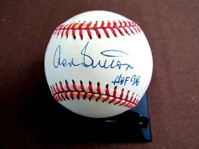 DON SUTTON HOF 98 DODGERS BREWERS SIGNED AUTO VINTAGE ONL GU BASEBALL JSA GAI - Image 1 of 3