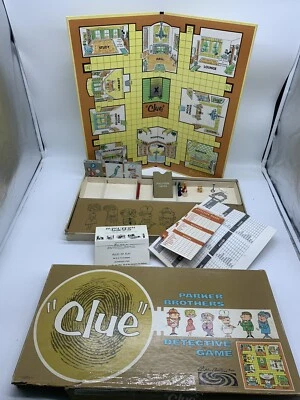 Vintage 1963 CLUE Detective Board Game from Parker Brothers - 100% Complete - Image 1 of 4