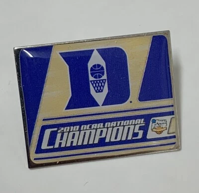 Duke Blue Devils  Pin Basketball Champions NCAA Lapel Pin 2010 - Image 1 of 2