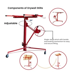 New 11FT Drywall Hoist Plaster Board Sheet 2025 Heavy Duty Lift/Lifter - Picture 1 of 4