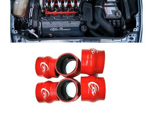 Kit 6 Tubi Manicotti Collettori Aspirazione Silicone Alfa Romeo GTA 147 156 3.2 - Imagen 1 de 1