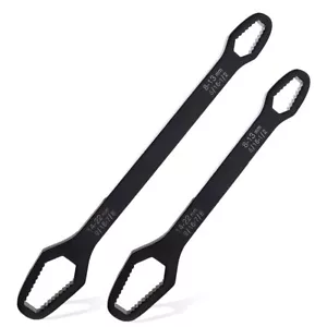 2pcs Multifunctional Wrench Set Self Adjustable Universal Double Ended Wrench - Picture 1 of 7