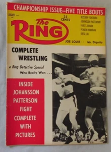 Ingemar Johansson Vs Floyd Patterson - August 1960 The RING Boxing Magazine - Ex - Picture 1 of 1