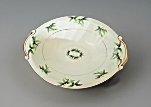 Harmony House "Mandarin" green leaves pattern china, 1950's 14" oval platter - Picture 1 of 12