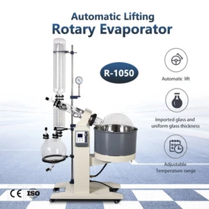 50L Elevación Automática Evaporador Rotativo Baño Calentador Con Condensador - Imagen 1 de 12