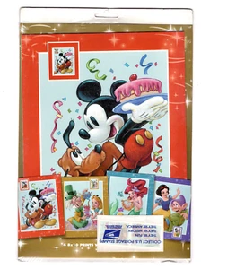 THE ART OF DISNEY CELEBRATION USPS 2005 SEALED 4 PRINTS WITH MATCHING STAMPS - Picture 1 of 1