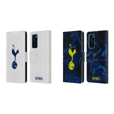 TOTTENHAM HOTSPUR F.C. 2021/22 BADGE KIT LEATHER BOOK CASE FOR HUAWEI PHONES - Image 1 of 4