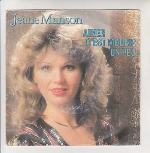 Jeane MANSON Vinyle 45 tours AIMER C'EST MOURIR UN PEU -GABRIEL AND ME -CBS 2358 - Picture 1 of 2
