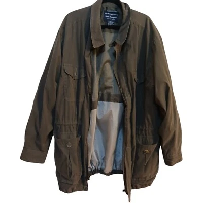 Norm Thompson Jacket Vtg Gorpcore Green Cargo Large Mens - Image 1 of 4