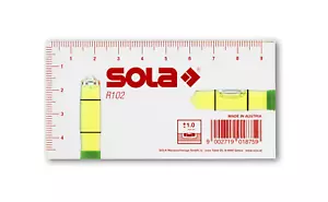 Sola Level Acrylic R 102 Pocket Level - Picture 1 of 3