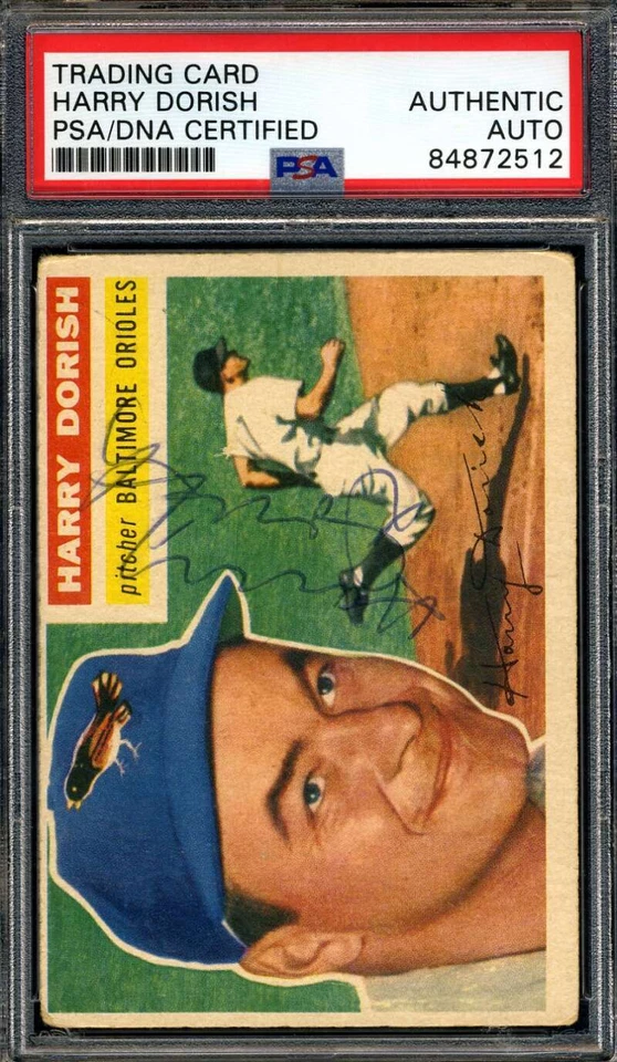 Harry Dorish PSA DNA Signed 1956 Topps Autographed - Image 1 of 1