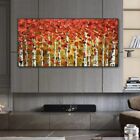 Colorful Forest Style Bright Type Handmade Oil Painting Autumn Large Textured