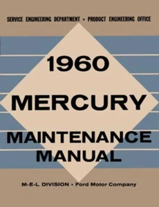 1960 Mercury Monterey Montclaire Shop Service Repair Manual Engine Drivetrain OE - Picture 1 of 1