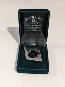 CARRICK ART WICKLOW SILBER UND ZINN BROSCHE ANSTECKNADEL, Vintage, neu, in Box - #5 - Bild 1 von 3