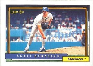 #155 Scott Bankhead - Seattle Mariners - 1992 O-Pee-Chee Baseball - Picture 1 of 1
