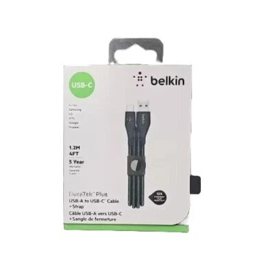 Belkin Duratek 4FT USB A to USB C Cable with Strap - Image 1 of 2