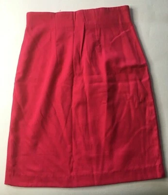 Via Max винтажный 90-х женщин ярко розовый молнии мини юбка очень маленький B59 - Изображение 1 из 4